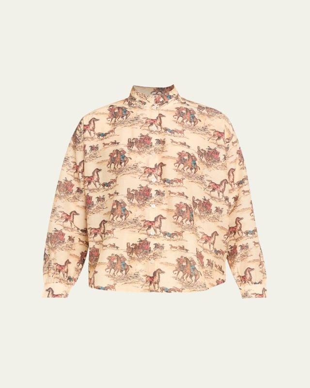 Kiki Long-Sleeve Western Blous